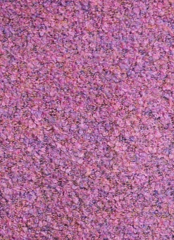 BADER Kurzpullover aus Bouclé-Melangegarn ROSA-MULTICOLOR