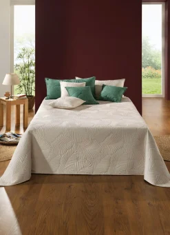 Outlet BADER Kuschelige Tagesdecke CREME