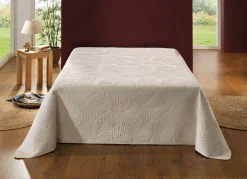 Outlet BADER Kuschelige Tagesdecke CREME