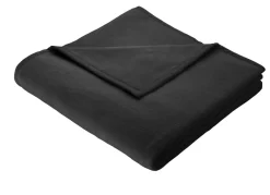 Discount BADER Kuschelig-weiche Schlafdecke Cotton Home ANTHRAZIT