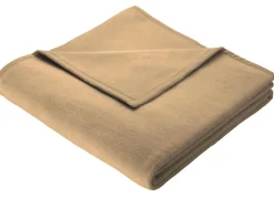 Hot BADER Kuschelig-weiche Schlafdecke Cotton Home CAMEL