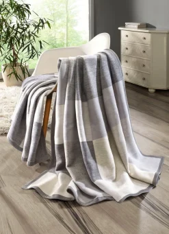 Clearance BORBO Kuschelweiche Schlafdecke SILBER