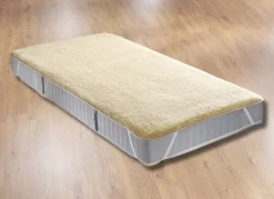 Discount MESANA Lammflor-Matratzenauflage von WEISS