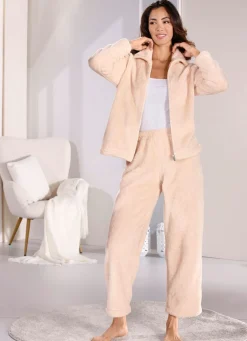 Online BADER Lange Lounge-Hose mit Dehnbund ECRU