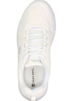 Hot laurakent , sommerliche Damen-Sneaker, mit herausnehmbarem Fußbett WEISS
