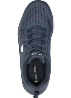 Discount laurakent , sommerliche Damen-Sneaker, mit herausnehmbarem Fußbett DUNKELBLAU