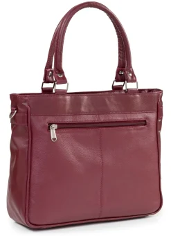 New LAURINA , Damen, Tasche, mit abnehmbarer, verstellbarer Umhängeriemen BORDEAUX