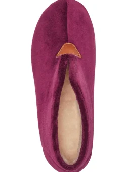 Online LAURINA Hausschuh aus samtigen Textilmaterial BORDEAUX