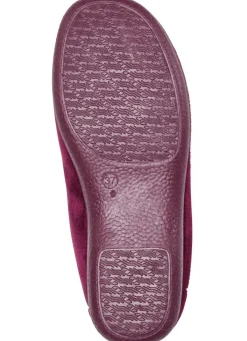 Online LAURINA Hausschuh aus samtigen Textilmaterial BORDEAUX