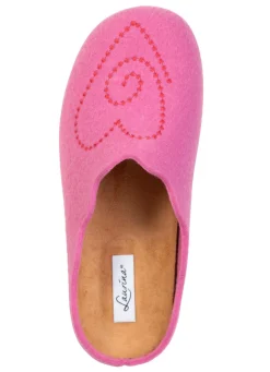 Online BADER Laurina, klassische Damen-Hausschuhe, mit herausnehmbarem Fußbett PINK