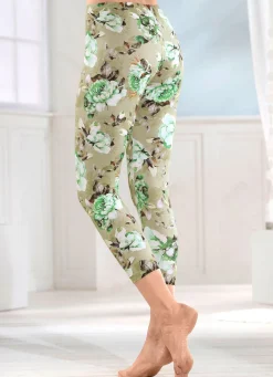 Best LAURINA Leggings in 7/8 Länge OLIV-BUNT