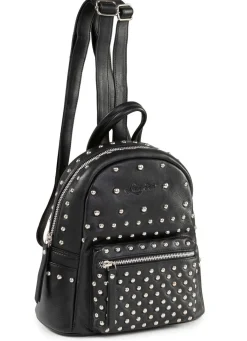 Outlet LAURINA , Rucksack, Damen, mit zwei verstellbaren Umhängeriemen SCHWARZ