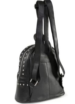 Outlet LAURINA , Rucksack, Damen, mit zwei verstellbaren Umhängeriemen SCHWARZ