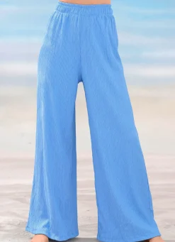 Outlet LAURINA Set: Bluse + Hose BLAU