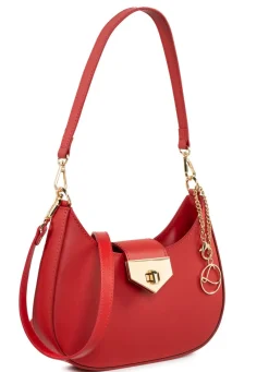 Best LAURINA Tasche aus Kalb-Nappaleder ROT