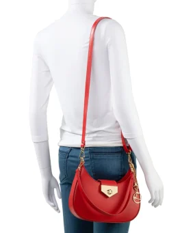 Best LAURINA Tasche aus Kalb-Nappaleder ROT
