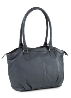 Outlet LAURINA , Tasche, Damen, aus Leder GRAU