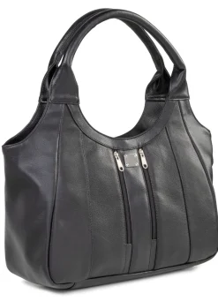 Discount LAURINA , Tasche, Damen, aus Leder SCHWARZ