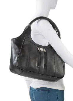 Discount LAURINA , Tasche, Damen, aus Leder SCHWARZ