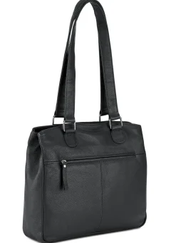 LAURINA , Tasche, Damen, aus Leder SCHWARZ