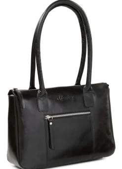 Best LAURINA , Tasche, Damen, aus Leder SCHWARZ