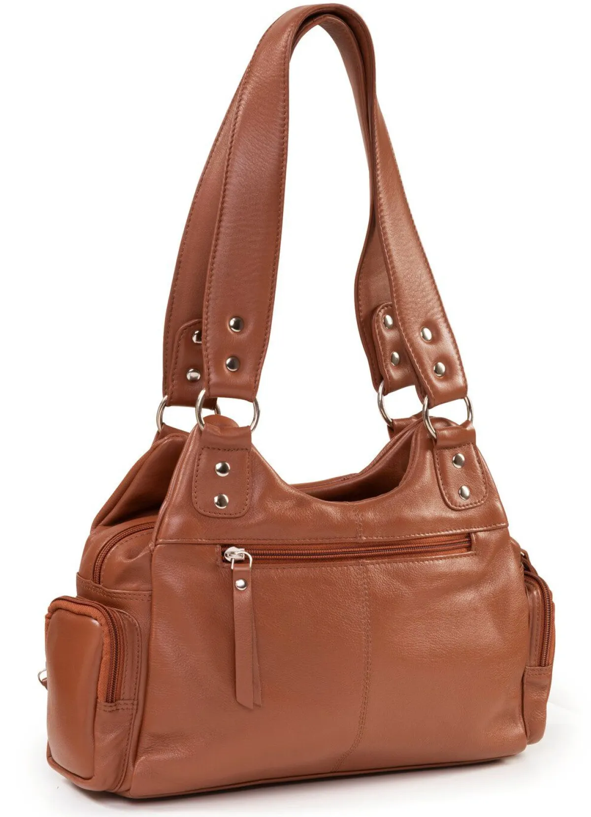 Discount LAURINA , Tasche, Damen, aus Leder COGNAC