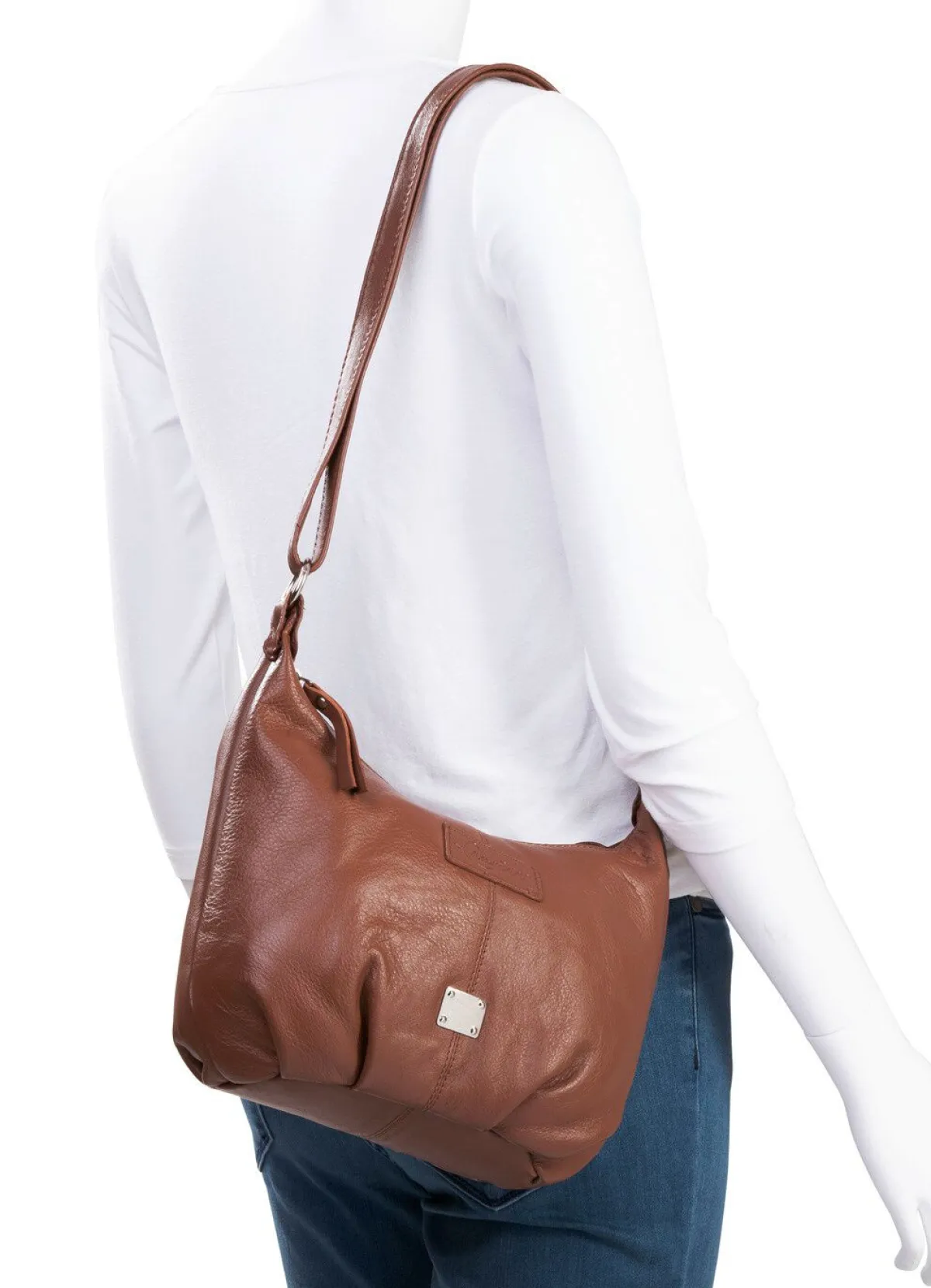 Outlet BADER Laurina, Tasche, Damen, ein verstellbarer Umhängeriemen COGNAC