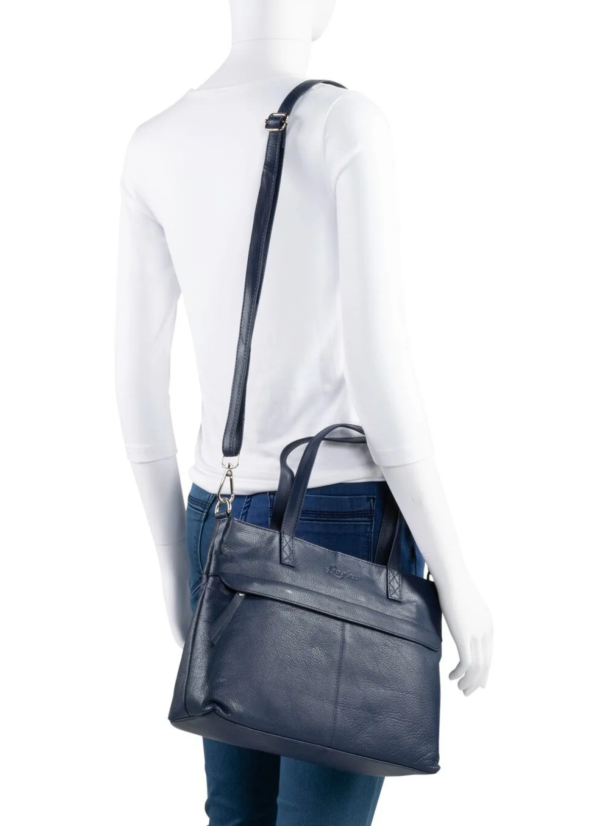 Hot LAURINA , Tasche, Damen, ein abnehmbarer, verstellbarer Umhängeriemen MARINE