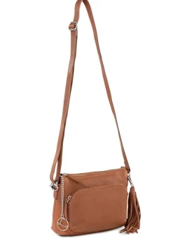 Sale LAURINA , Tasche, Damen, mit verstellbarem Umhängeriemen BRAUN