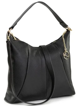 New LAURINA , Tasche, Damen, mit abnehmbarem Umhängeriemen SCHWARZ