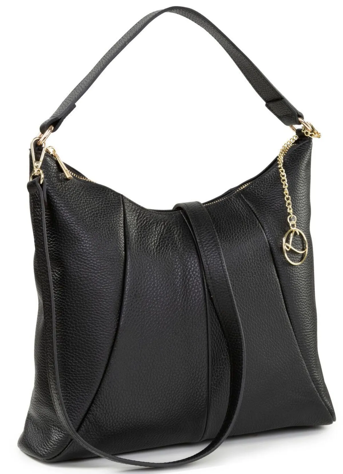 New LAURINA , Tasche, Damen, mit abnehmbarem Umhängeriemen SCHWARZ