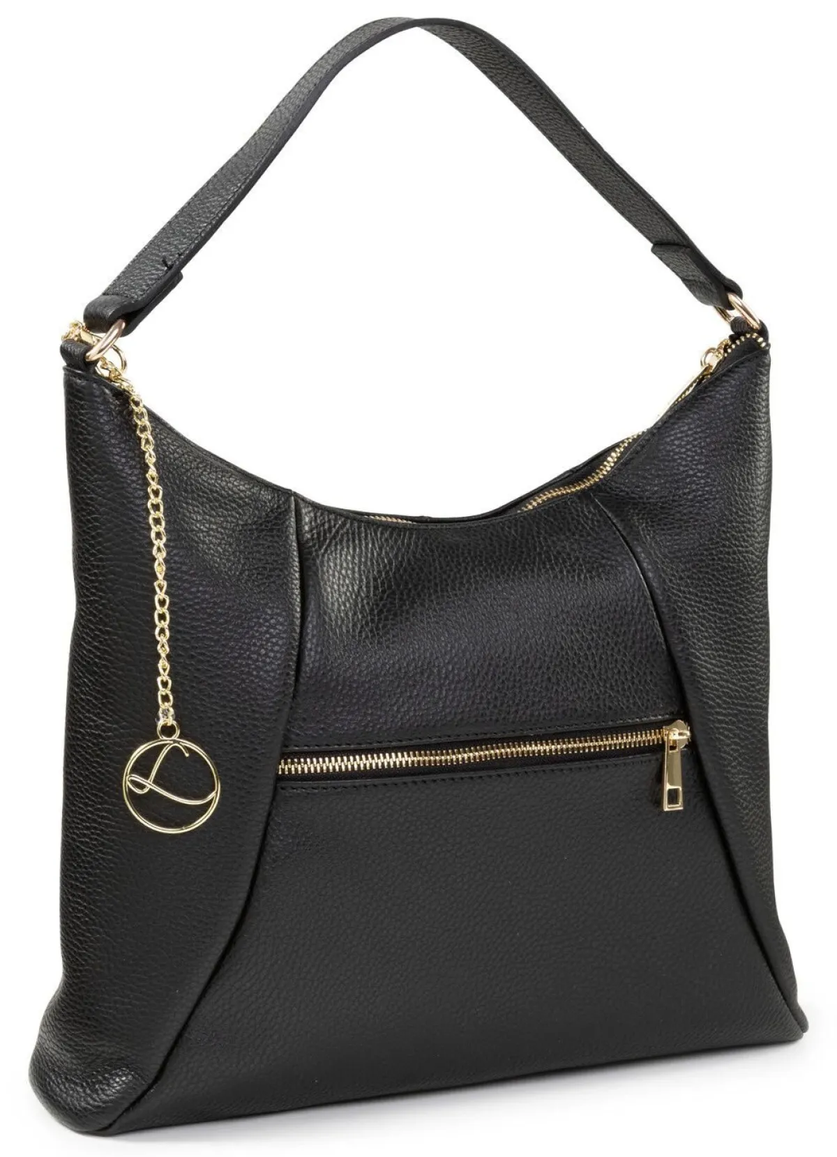 New LAURINA , Tasche, Damen, mit abnehmbarem Umhängeriemen SCHWARZ