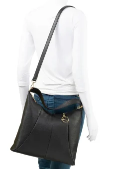 New LAURINA , Tasche, Damen, mit abnehmbarem Umhängeriemen SCHWARZ