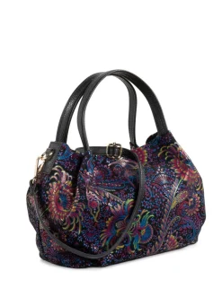 Discount LAURINA , Tasche, Damen, mit abnehmbarem, verstellbarem Umhängeriemen SCHWARZ-BUNT