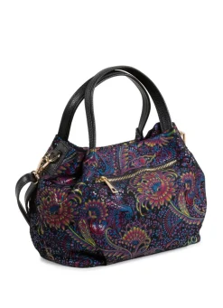 Discount LAURINA , Tasche, Damen, mit abnehmbarem, verstellbarem Umhängeriemen SCHWARZ-BUNT