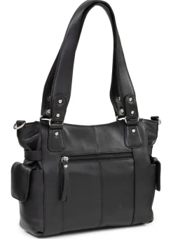 Best LAURINA , Tasche, Damen, mit abnehmbarem, verstellbarem Umhängeriemen SCHWARZ