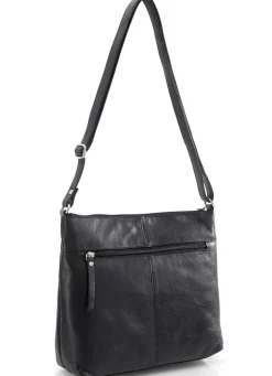 Outlet LAURINA , Tasche, Damen, mit verstellbarem Umhängeriemen SCHWARZ