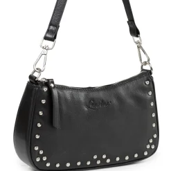 Clearance LAURINA , Tasche, Damen, mit abnehmbarem, verstellbarem Riemen SCHWARZ