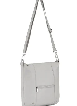 Clearance LAURINA , Tasche, Damen, mit verstellbarem Umhängeriemen KIESEL