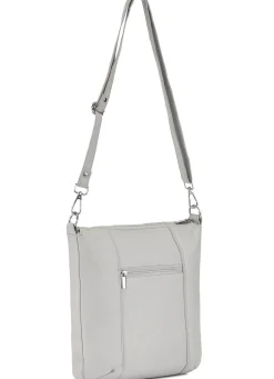 Clearance LAURINA , Tasche, Damen, mit verstellbarem Umhängeriemen KIESEL
