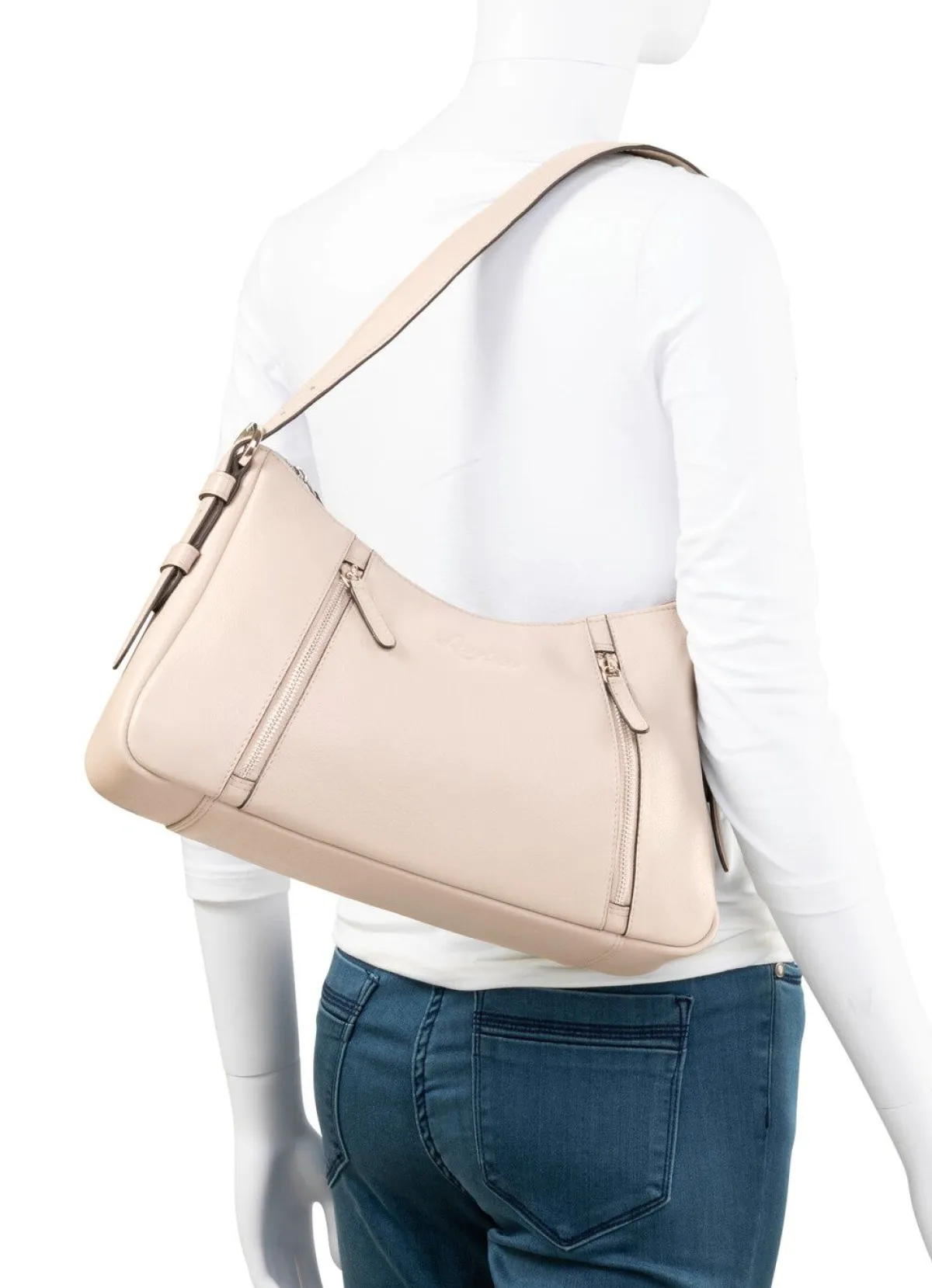 Outlet LAURINA , Tasche, Damen, mit verstellbarem Riemen KIESEL