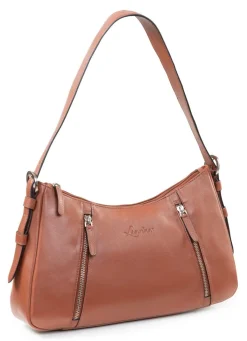 Clearance LAURINA , Tasche, Damen, mit verstellbarem Riemen MARONE