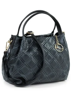 New LAURINA , Tasche, Damen, mit abnehmbarem, verstellbarem Umhängeriemen SCHWARZ