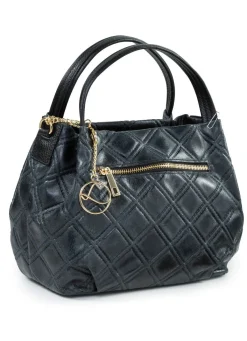 New LAURINA , Tasche, Damen, mit abnehmbarem, verstellbarem Umhängeriemen SCHWARZ