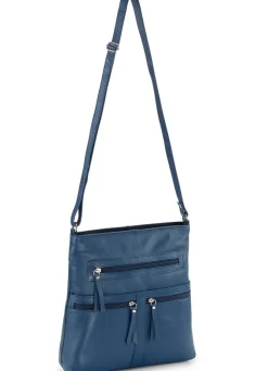 Clearance LAURINA , Tasche, Damen, mit verstellbarem Umhängeriemen MARINE