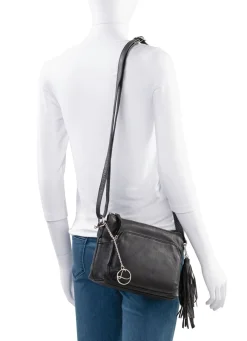 Discount LAURINA , Tasche, Damen, mit verstellbarem Umhängeriemen SCHWARZ