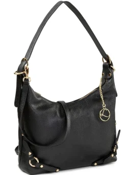 Outlet LAURINA , Tasche, Damen, mit abnehmbarem, verstellbarem Umhängeriemen SCHWARZ