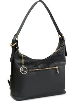 Outlet LAURINA , Tasche, Damen, mit abnehmbarem, verstellbarem Umhängeriemen SCHWARZ