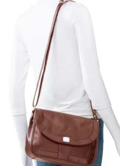 Online LAURINA , Tasche, Damen, mit verstellbarem Umhängeriemen MARONE
