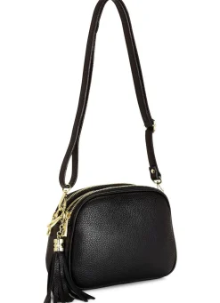 Hot LAURINA , Tasche, Damen, mit abnehmbarem Umhängeriemen SCHWARZ